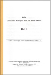 Zeige Details für Unbekannte Metropole Rom am Rhein entdeckt - Heft 4 Bild von Unbekannte Metropole Rom am Rhein entdeckt - Heft 4