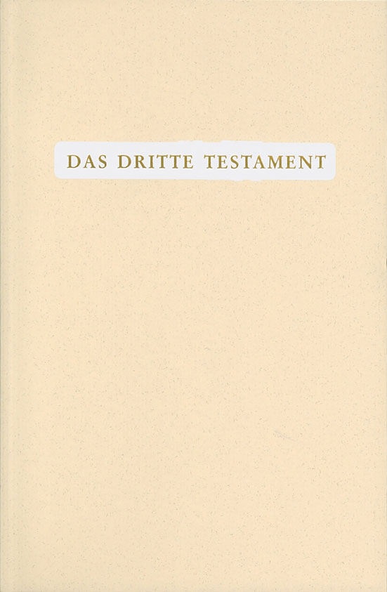 Bild von Das dritte Testament